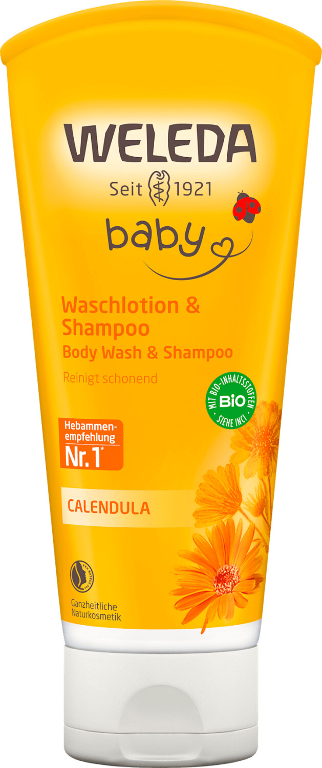 Weleda Calendula Гель для умывания и шампунь 200 ml