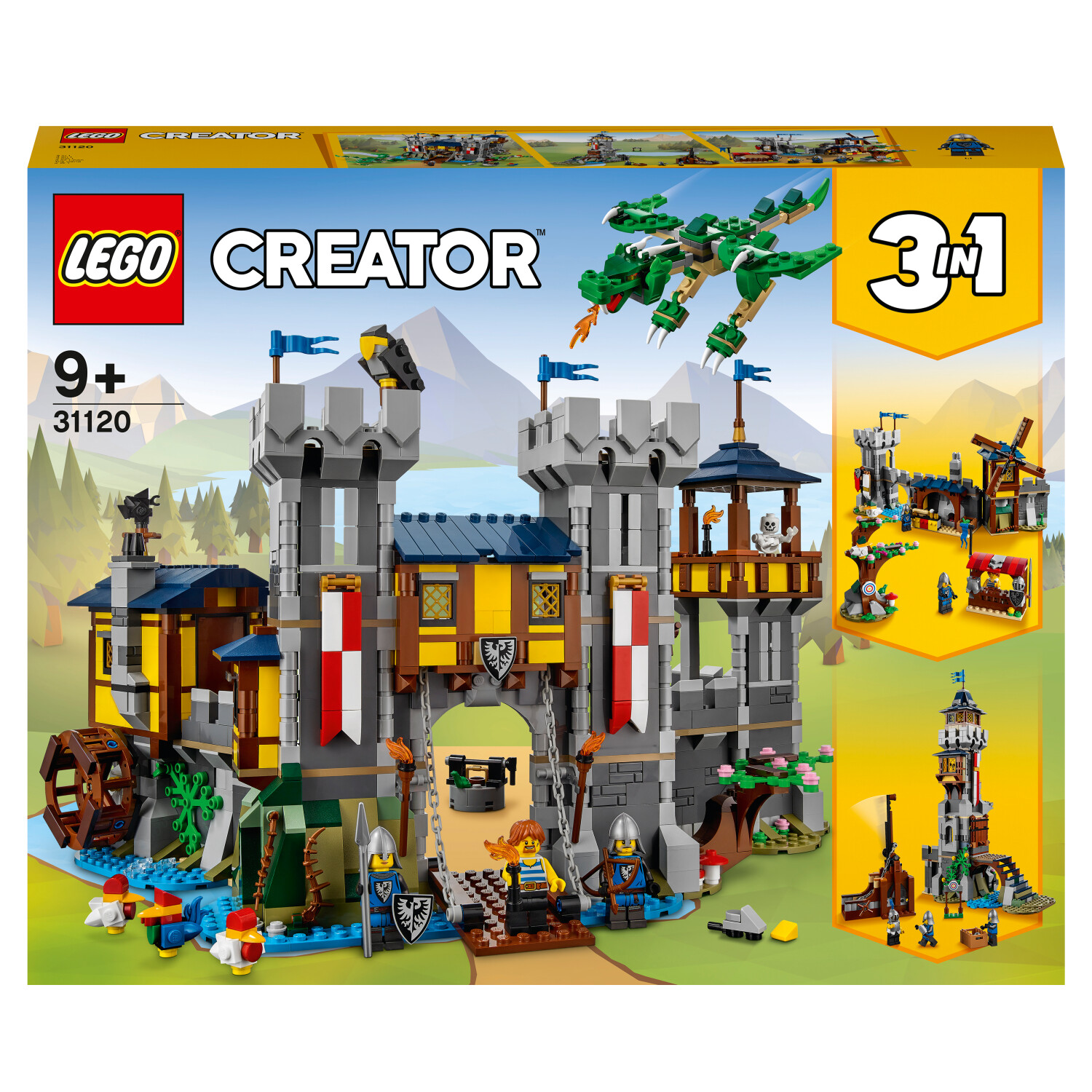 LEGO Creator 3-в-1 Средневековый замок (31120)
