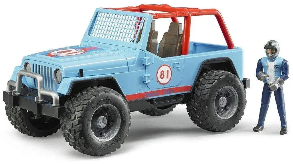 Bruder Jeep Cross Country Racer синий с гонщиком (02541)