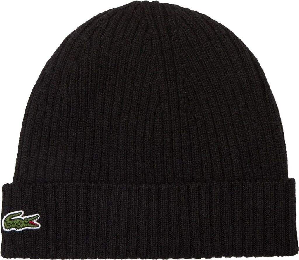 Lacoste Унисекс шапка из ребристой шерсти (RB0001) (RB0001-031) чёрный