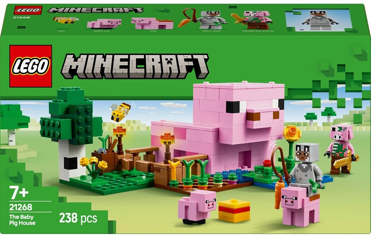 LEGO Minecraft - Домик с поросёнком (21268)