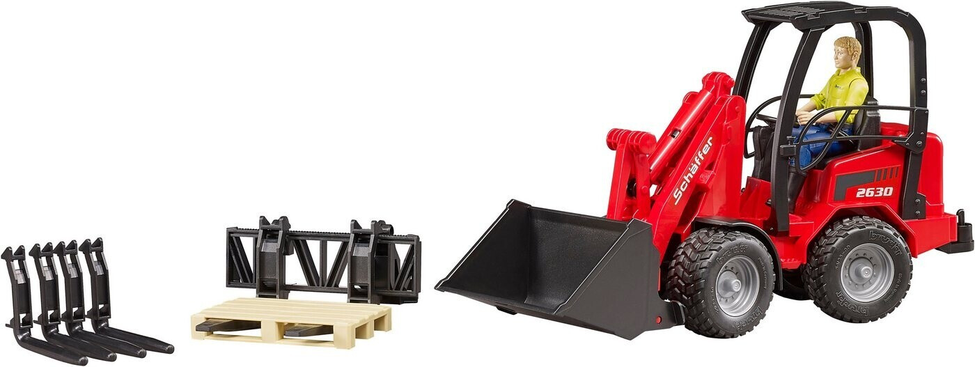 Bruder Schäffer Hoflader 2034 (02191) с фигуркой