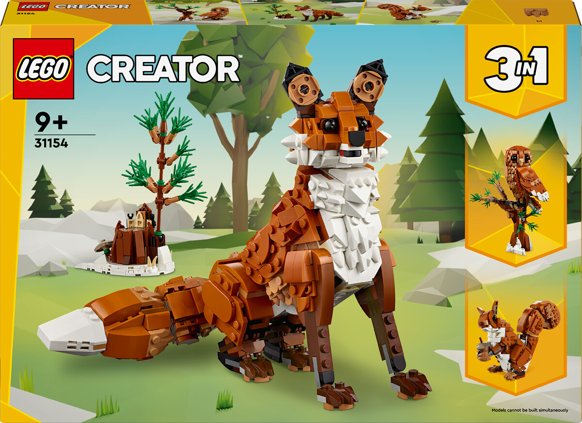 LEGO Creator 3-в-1 - лесные животные: рыжая лисица (31154)
