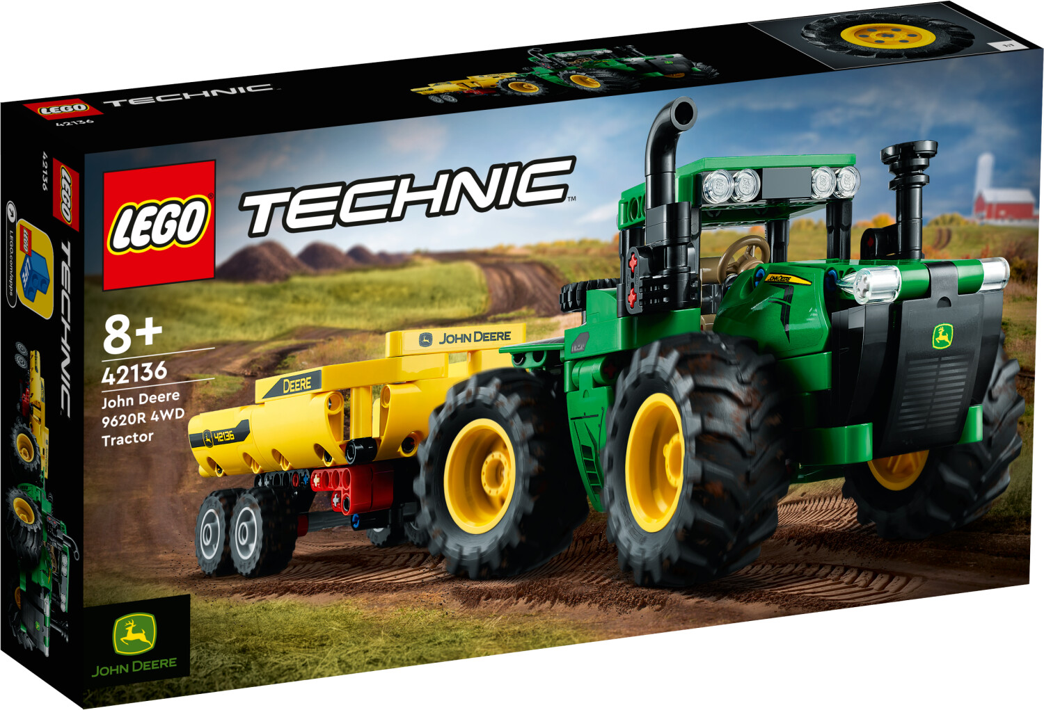 LEGO Technic John Deere 9620R 4WD Трактор (42136)
